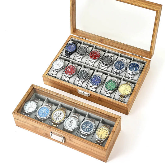 3/6/10/12 Slots premium Wrist Watch Box