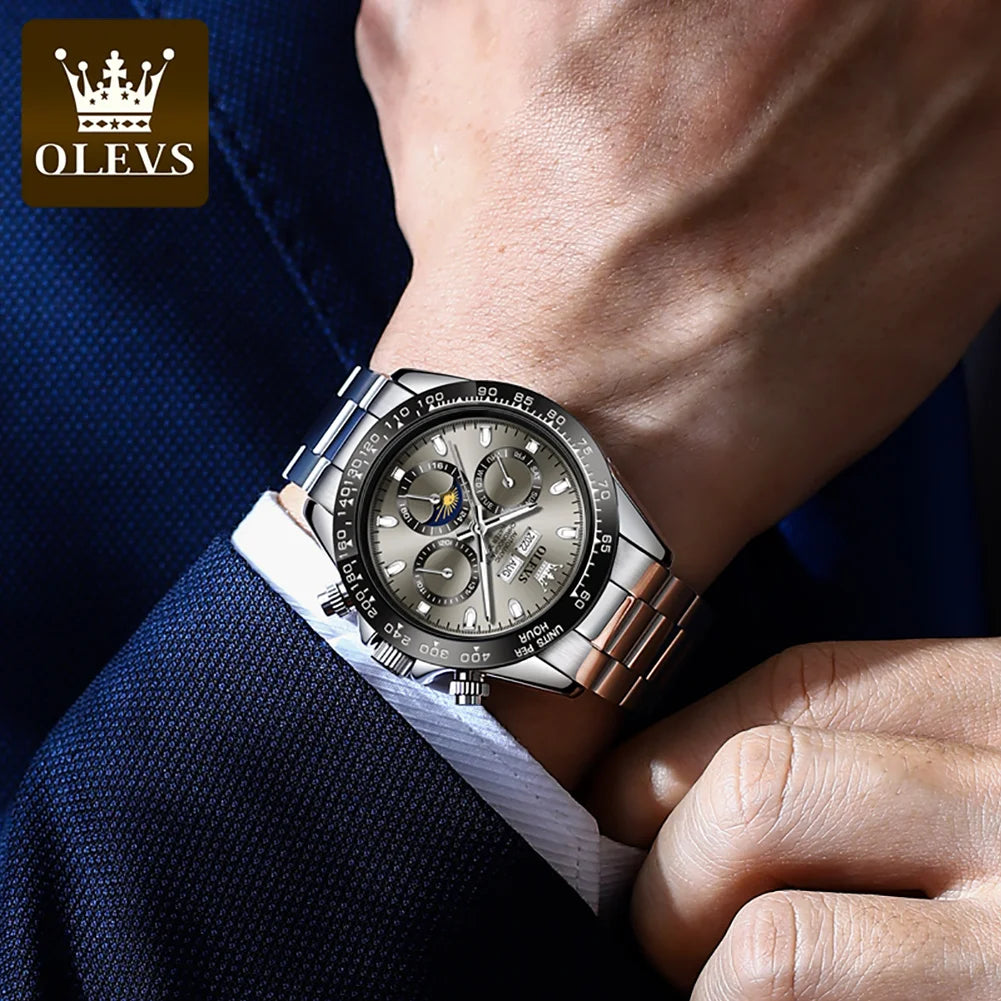 OLEVS 6654 Men's Automatic Mechanical Watch. Luxury Brand