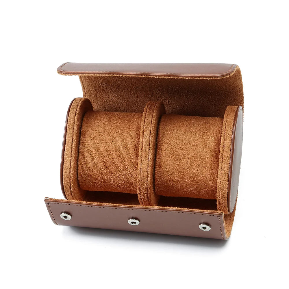 1/2/3-Slot Watch Roll Travel Case