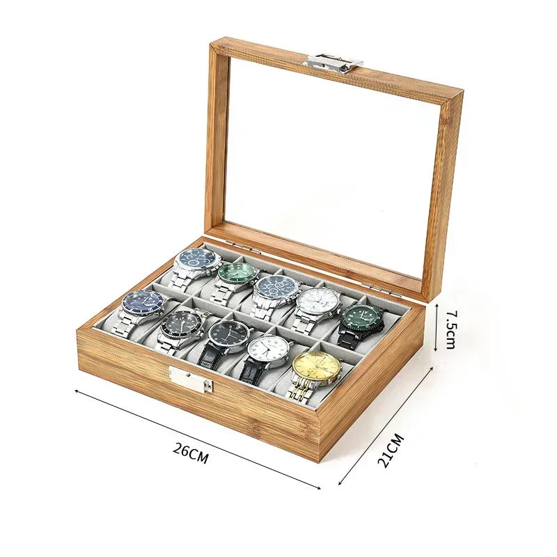 3/6/10/12 Slots premium Wrist Watch Box