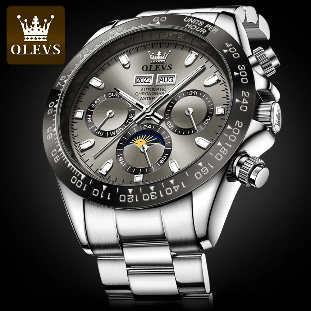 OLEVS 6654 Men's Automatic Mechanical Watch. Luxury Brand