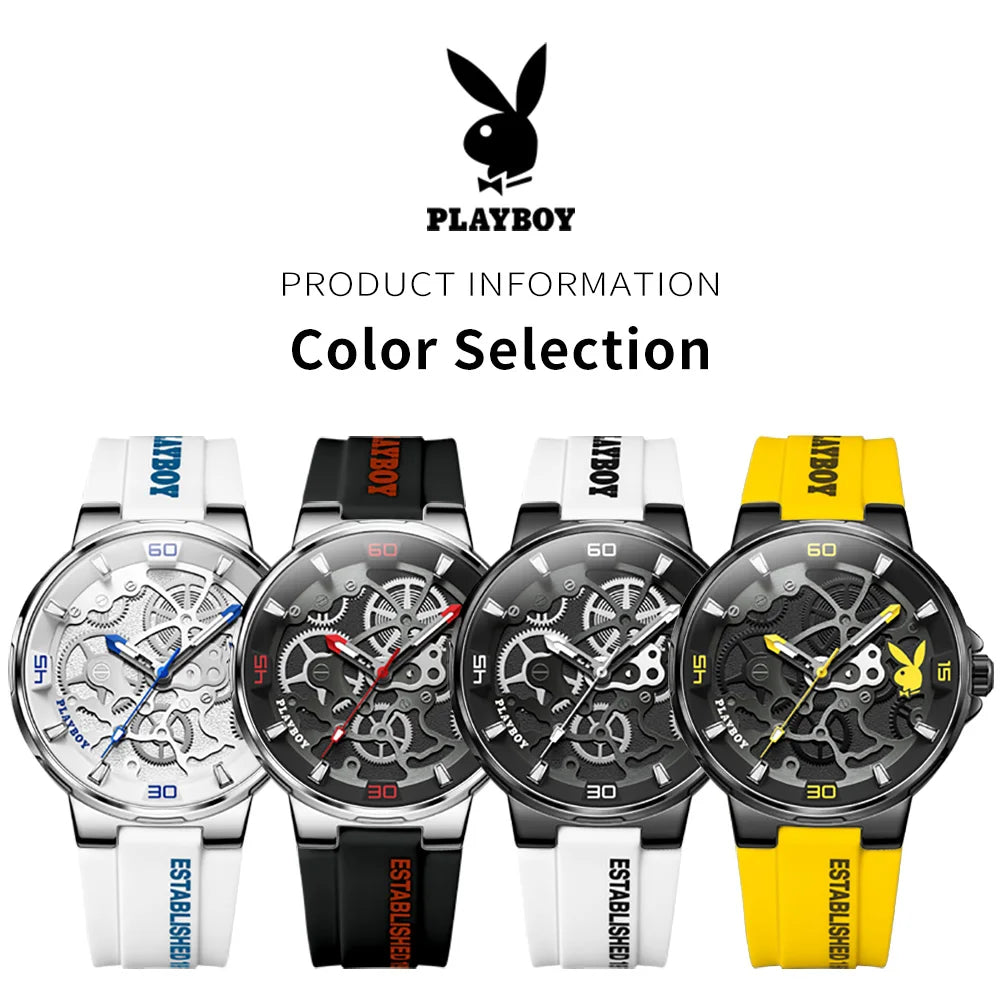 PLAYBOY Watch. Premium quality and style to the true gentleman!